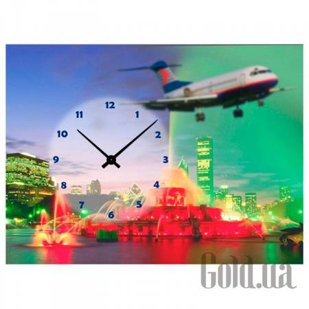 Настенные часы Настенные часы 3C-86-70x50-W