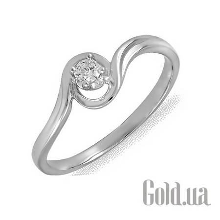 Кольцо Золотое кольцо с бриллиантом, 16.5