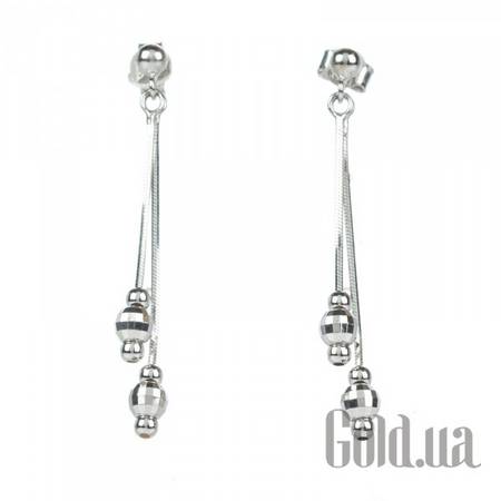 Серьги с подвесками Серебряные серьги