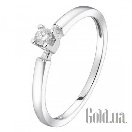 Кольцо Золотое кольцо с бриллиантом, 16.5