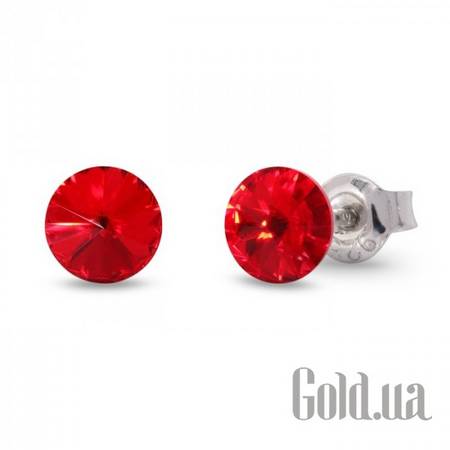 Пусеты (гвоздики) Серьги с кристаллами Swarovski
