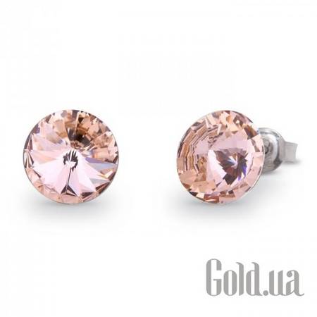 Пусеты (гвоздики) Серьги с кристаллами Swarovski