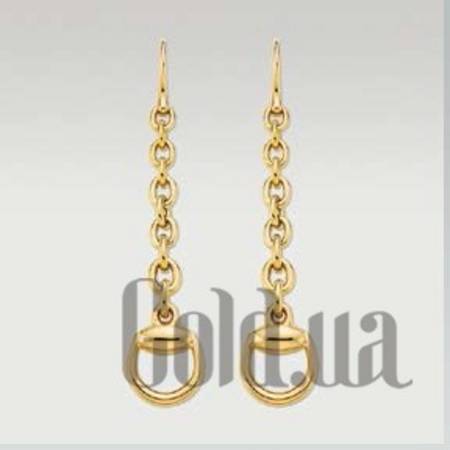 Серьги с подвесками Золотые серьги