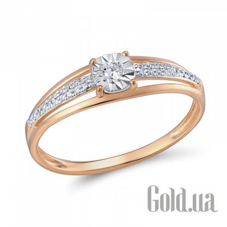 Кольцо Золотое кольцо с бриллиантами, 17