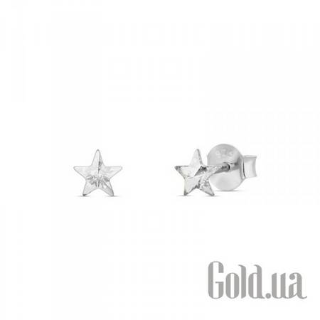 Пусеты (гвоздики) Серьги с кристаллами Swarovski