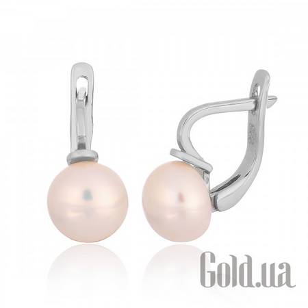 Серьги Серебряные серьги с жемчугом