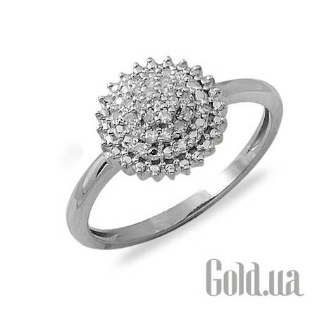 Кольцо Золотое кольцо с бриллиантами, 17.5