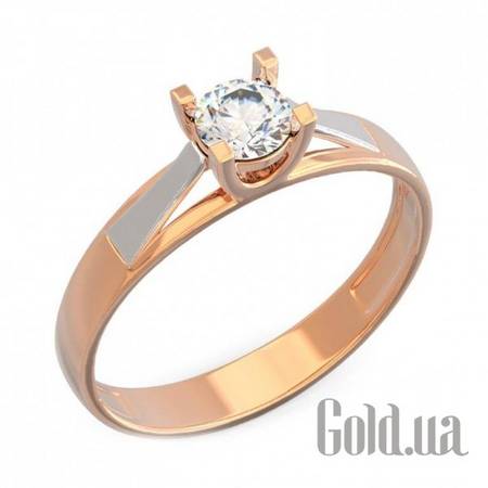 Кольцо Золотое кольцо с куб. цирконием, 16