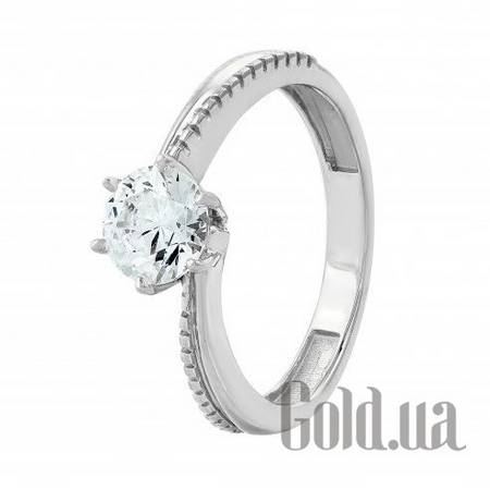 Кольцо Золотое кольцо с цирконием Swarovski Zirconia, 17