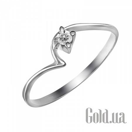 Кольцо Женское золотое кольцо с бриллиантом, 17