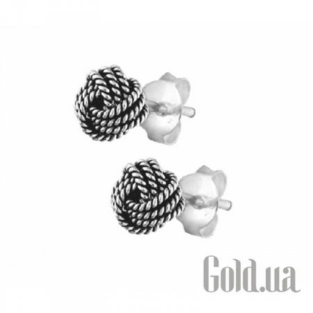 Серьги-гвоздики Серебряные серьги