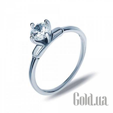 Кольцо Серебряное кольцо с куб. цирконием, 16