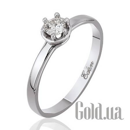 Кольцо Золотое кольцо с  камнем Swarovski, 15.5
