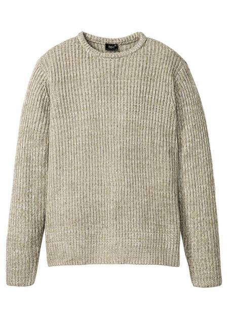 Пуловер в меланжевом дизайне