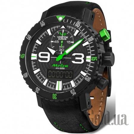 Мужские часы Мужские часы Mriya AN-225 Dualtime Alarm Chrono 9516-5554251