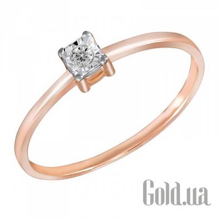 Кольцо Золотое кольцо с бриллиантом, 19.5