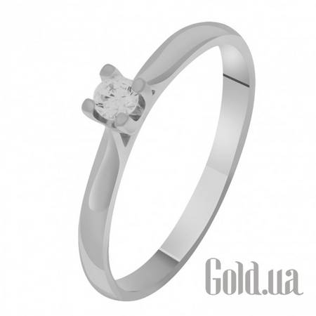 Кольцо Золотое кольцо с куб. цирконием, 16.5