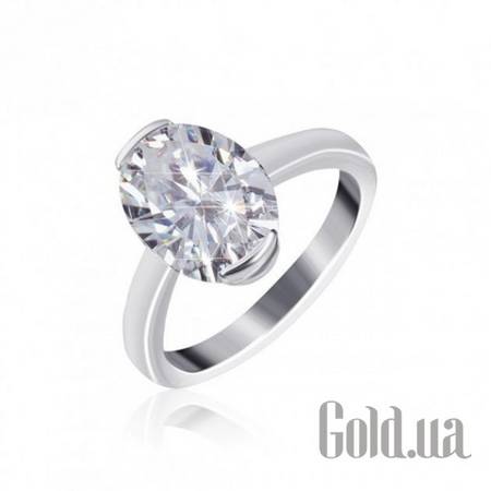 Кольцо Серебряное кольцо с куб. цирконием, 16.5