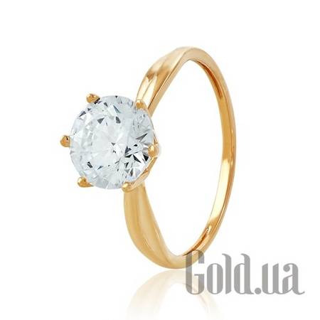 Кольцо Золотое кольцо с камнем Swarovski, 16
