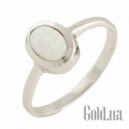 Кольцо Серебряное кольцо с опалом, 17.5