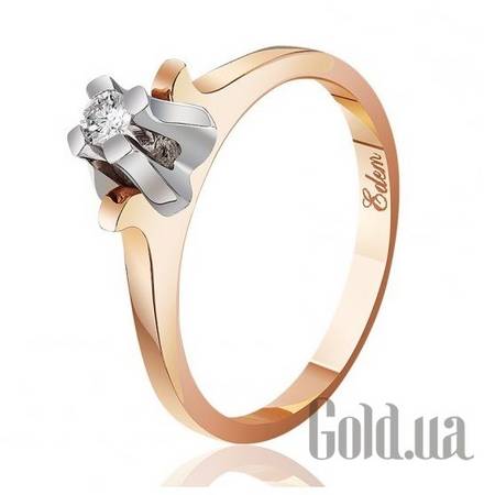 Кольцо Золотое кольцо с бриллиантом, 18