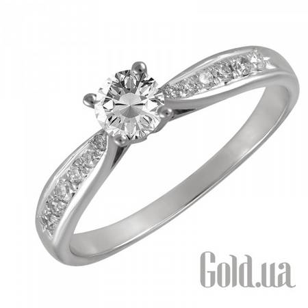 Кольцо Золотое кольцо с бриллиантами, 16.5