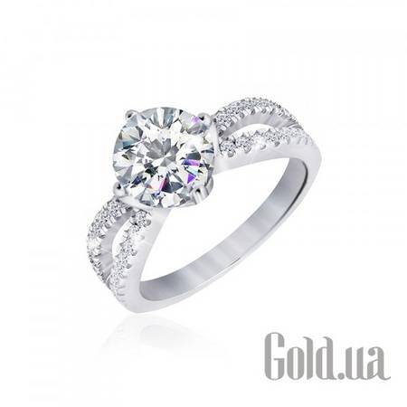 Кольцо Silvex925 Серебряное кольцо с куб. циркониями, 18