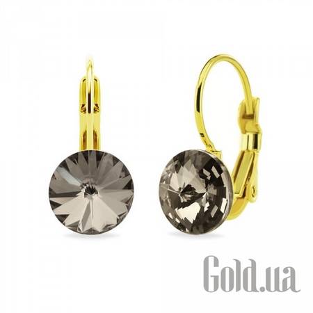 Серьги Серьги с кристаллами Swarovski в позолоте