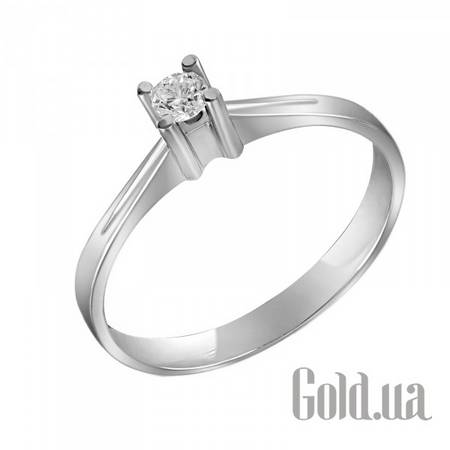 Кольцо Золотое кольцо с бриллиантом, 17.5