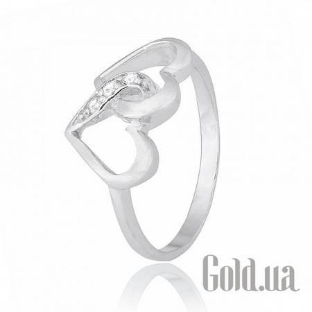 Кольцо Silvex925 Серебряное кольцо с куб. циркониями, 17.5