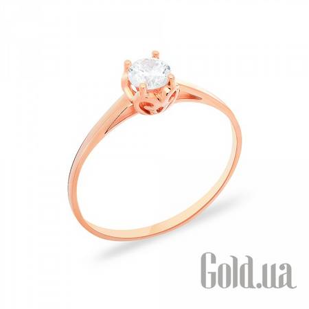 Кольцо Золотое кольцо с куб. цирконием, 15