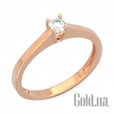 Кольцо Золотое кольцо с куб. цирконием, 16