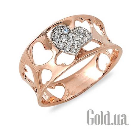 Кольцо Золотое кольцо с бриллиантами, 17