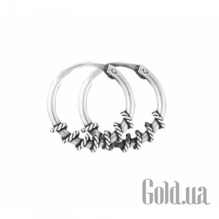 Серьги-кольца Серебряные серьги