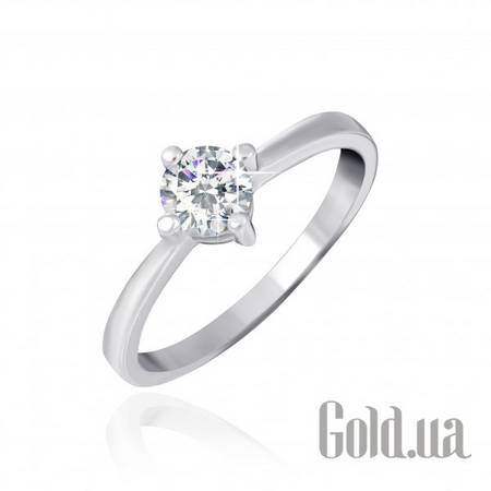 Кольцо Серебряное кольцо с куб. цирконием, 17