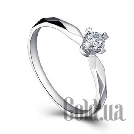 Кольцо Золотое кольцо с бриллиантом, 15.5