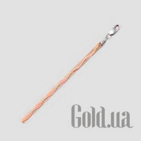 Женские браслеты Женский серебряный браслет в позолоте, 18