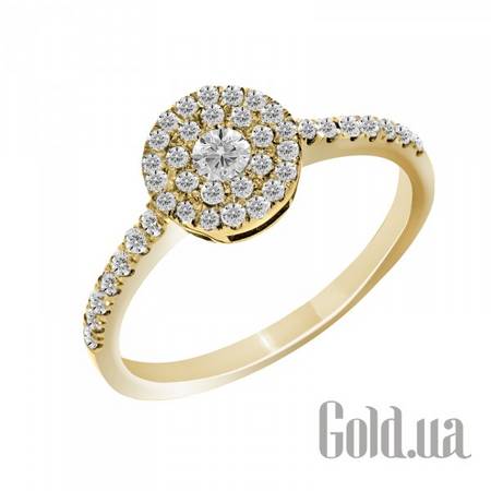 Кольцо Золотое кольцо с бриллиантами, 17