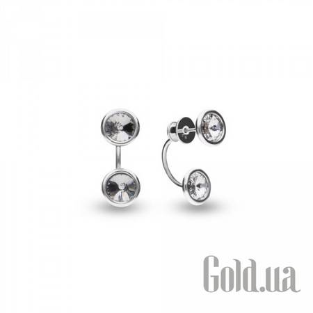 Пусеты (гвоздики) Серьги с кристаллами Swarovski