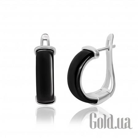 Серьги Серебряные серьги с керамикой