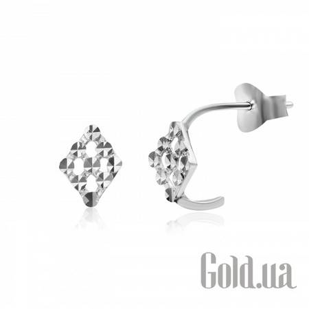 Серьги-гвоздики Серебряные серьги