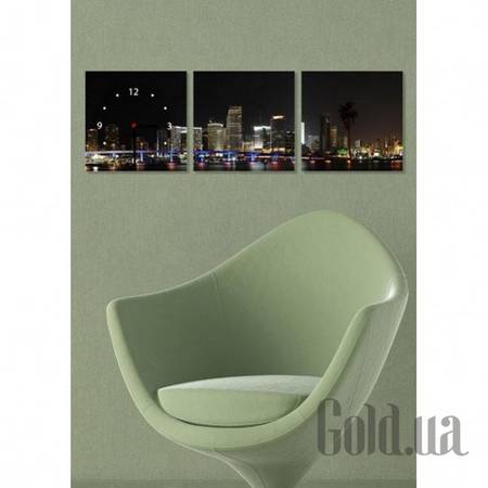 Настенные часы Настенные часы W-3P-2525-C01-00002-T