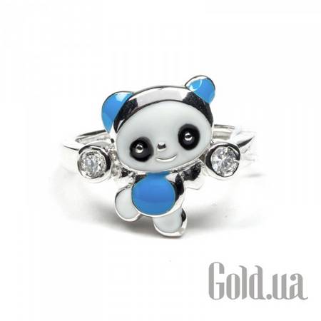 Кольцо Детское серебряное кольцо с эмалью, 15