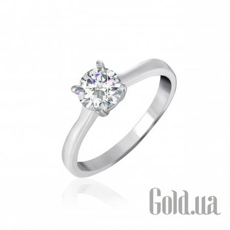 Кольцо Серебряное кольцо с куб. цирконием, 17.5