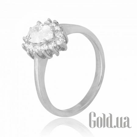 Кольцо Серебряное кольцо с  куб. циркониями, 16.5