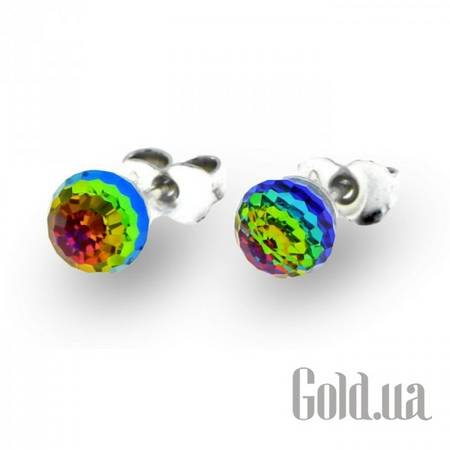 Пусеты (гвоздики) Серьги с кристаллами Swarovski