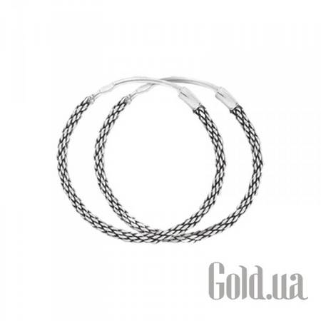 Серьги-кольца Серебряные серьги