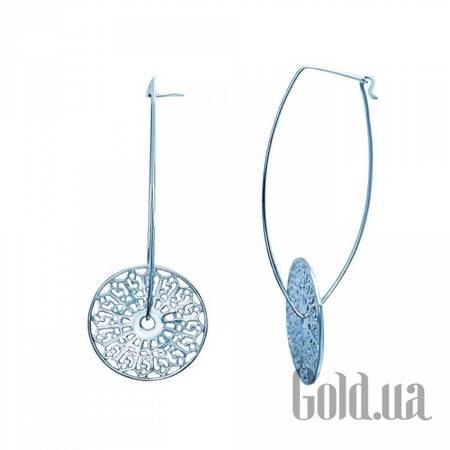 Серьги с подвесками Серебряные серьги