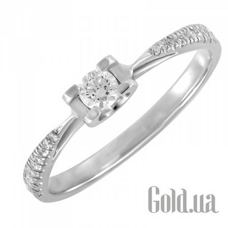 Кольцо Золотое кольцо с бриллиантами, 18