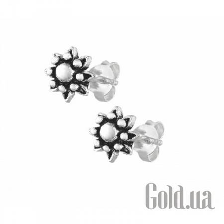 Серьги-гвоздики Серебряные серьги